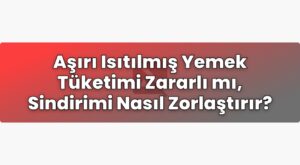 Aşırı Isıtılmış Yemek Tüketimi Zararlı mı, Sindirimi Nasıl Zorlaştırır?