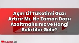 Aşırı Lif Tüketimi Gazı Artırır Mı, Ne Zaman Dozu Azaltmalısınız ve Hangi
Belirtiler Gelir?