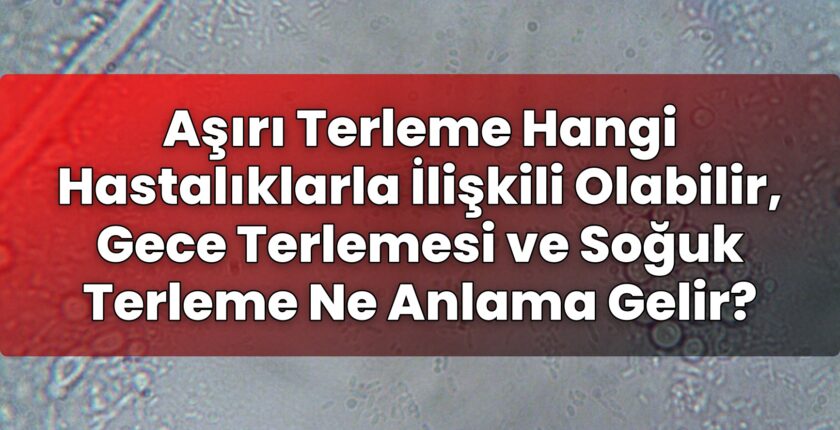 Aşırı Terleme Hangi Hastalıklarla İlişkili Olabilir, Gece Terlemesi ve Soğuk
Terleme Ne Anlama Gelir?