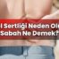 Bel Sertliği Neden Olur, Sabah Ne Demek?