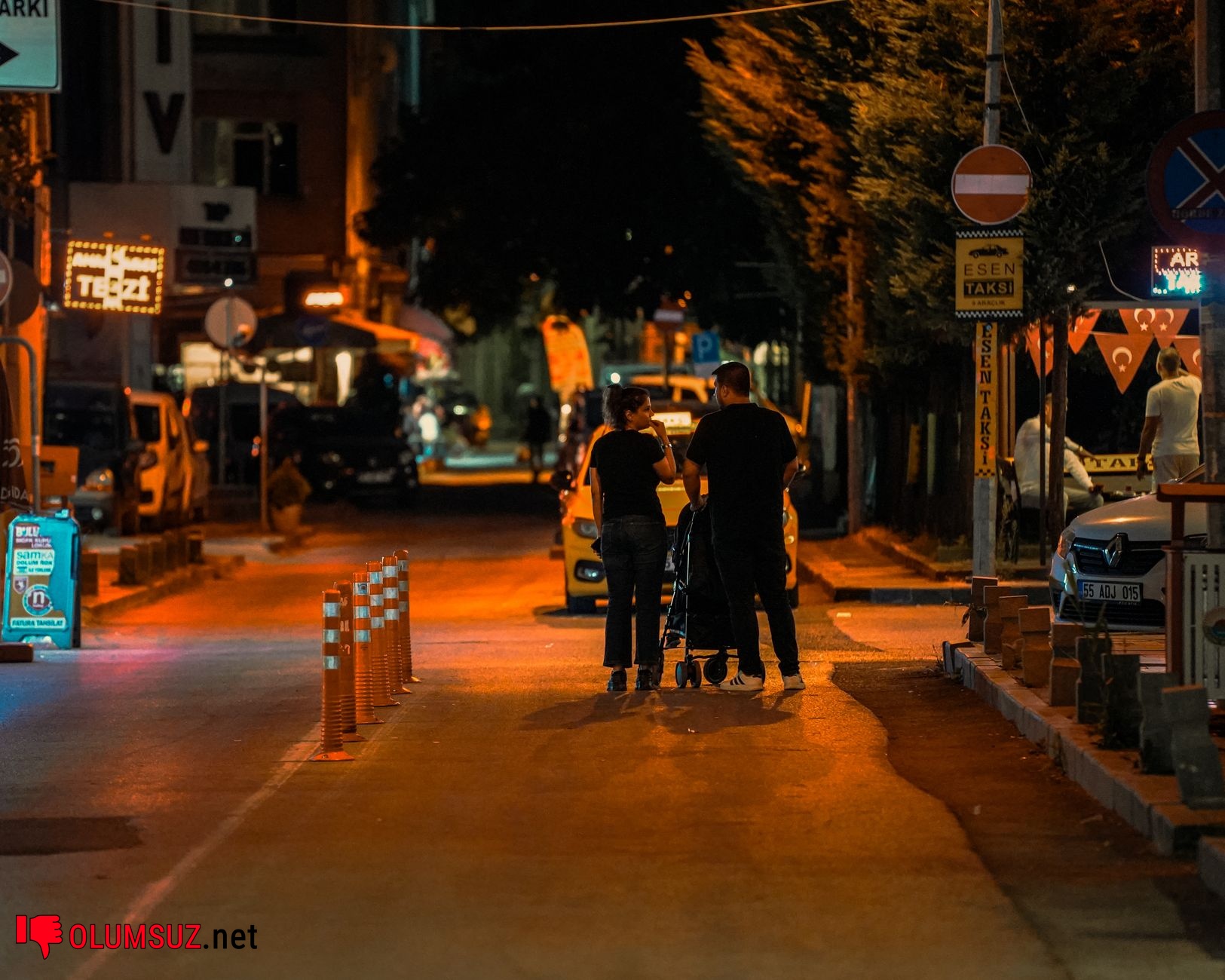 Gece bruksizm için gece plağı kullanım sahnesi
