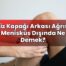 Diz Kapağı Arkası Ağrısı Menisküs Dışında Ne Demek?