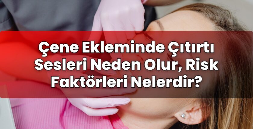 Çene Ekleminde Çıtırtı Sesleri Neden Olur, Risk Faktörleri Nelerdir?