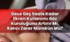 Gece Geç Saate Kadar Ekran Kullanımı Göz Kuruluğunu Artırır Mı, Kalıcı Zarar
Mümkün Mü?