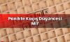 Panikte Kaçış Düşüncesi Mi?