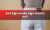 Sırt Ağrısında Ağrı Kesici mi?