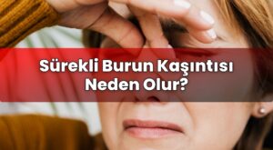 Sürekli Burun Kaşıntısı Neden Olur?