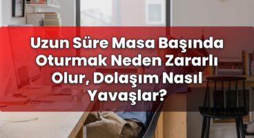 Uzun Süre Masa Başında Oturmak Neden Zararlı Olur, Dolaşım Nasıl Yavaşlar?