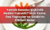 Yemek Sonrası Şişkinlik Neden Yükselir? Hızlı Yeme, Gaz Yapıcılar ve Sindirim
Etkileri Neler