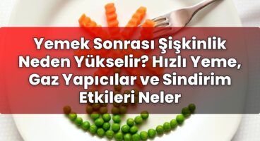 Yemek Sonrası Şişkinlik Neden Yükselir? Hızlı Yeme, Gaz Yapıcılar ve Sindirim
Etkileri Neler