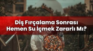 Diş Fırçalama Sonrası Hemen Su İçmek Zararlı Mı?