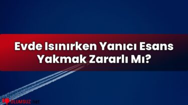 Evde Isınırken Yanıcı Esans Yakmak Zararlı Mı?