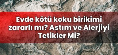 Evde kötü koku birikimi zararlı mı? Astım ve Alerjiyi Tetikler Mi?