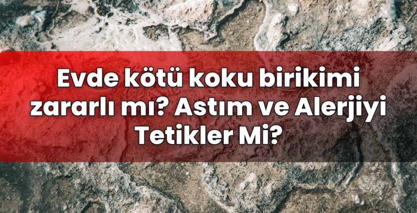 Evde kötü koku birikimi zararlı mı? Astım ve Alerjiyi Tetikler Mi?