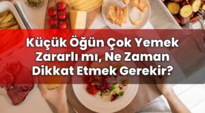 Küçük Öğün Çok Yemek Zararlı mı, Ne Zaman Dikkat Etmek Gerekir?