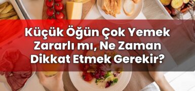 Küçük Öğün Çok Yemek Zararlı mı, Ne Zaman Dikkat Etmek Gerekir?