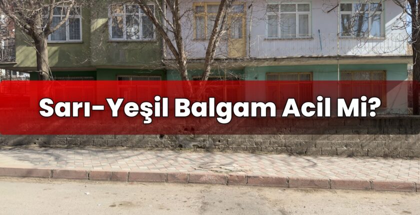 Sarı-Yeşil Balgam Acil Mi?