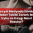 Sosyal Medyada Sürekli Haber Takibi Zararlı Mı, Uyku ve Kaygı Nasıl Bozulur?