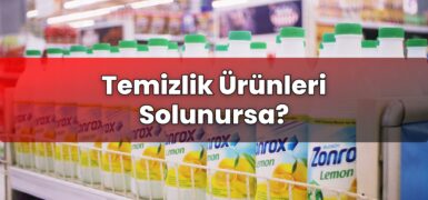 Temizlik Ürünleri Solunursa?